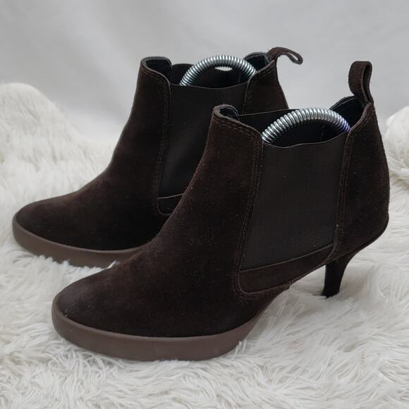 PEDRO GARCIA BROWN SUEDE ANKLE BOOTIES SIZE 39 - Picture 1 of 16